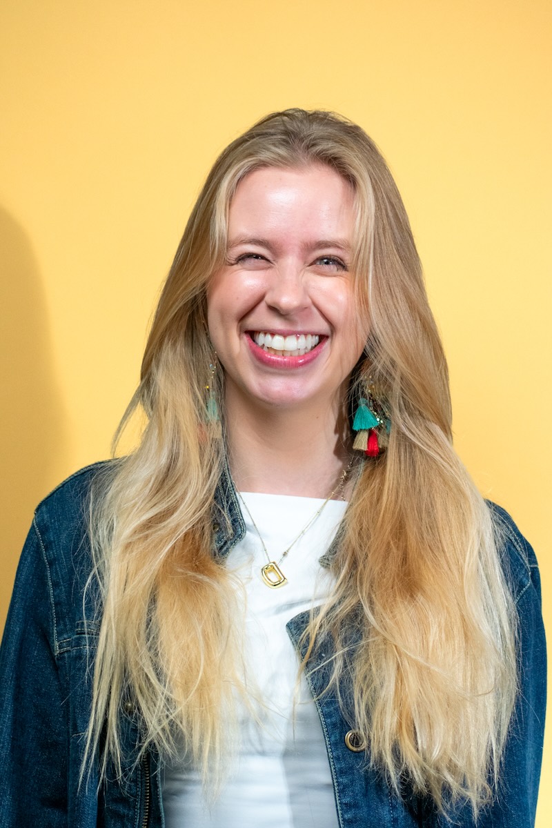 Team member smiling